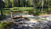 Fiskeplatsen för rullstolsburna.