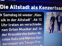 Fahrgastfernsehen Hannover, Festival Klassik in der Altstadt