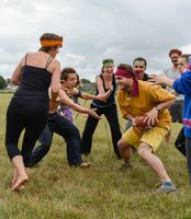 Switchball, 21st Century Sport with 5 teams in 1 field.