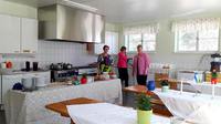 Suomi100 tapahtuman buffet keittolan tiloissa