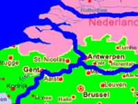 De monding via de Oosterschelde