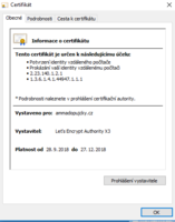 Certifikát pro Ammado