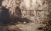 Water Wheel built in 1888 by the Curtis brothers