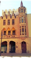 Modernist building in Igualada