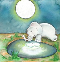 Ilustración en acuarelas y lápiz de color