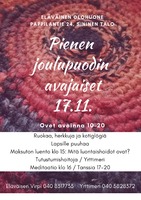 pienen joulupuodin avajaiset esite