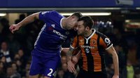 Ryan Mason horrorsérülése a Chelsea ellen. / Fotó: Borsonline /
