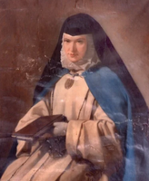 Fuente: Portaluz. Retrato de la religiosa Sor Patrocinio, conocida por la Monja de las Llagas, a los 46 años, que se encontraba en el Convento de las Concepcionistas Franciscanas de Torrelaguna durante la Guerra Civil, siendo apuñalado por milicianos de la CNT/FAI