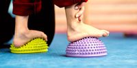 Fisioterapia, tratamento do pé chato flexível doloroso