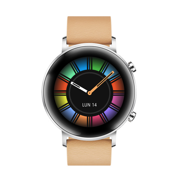 Huawei Watch GT 2 Classic 42 mm Cuero Cafe :: www.dymelco.com