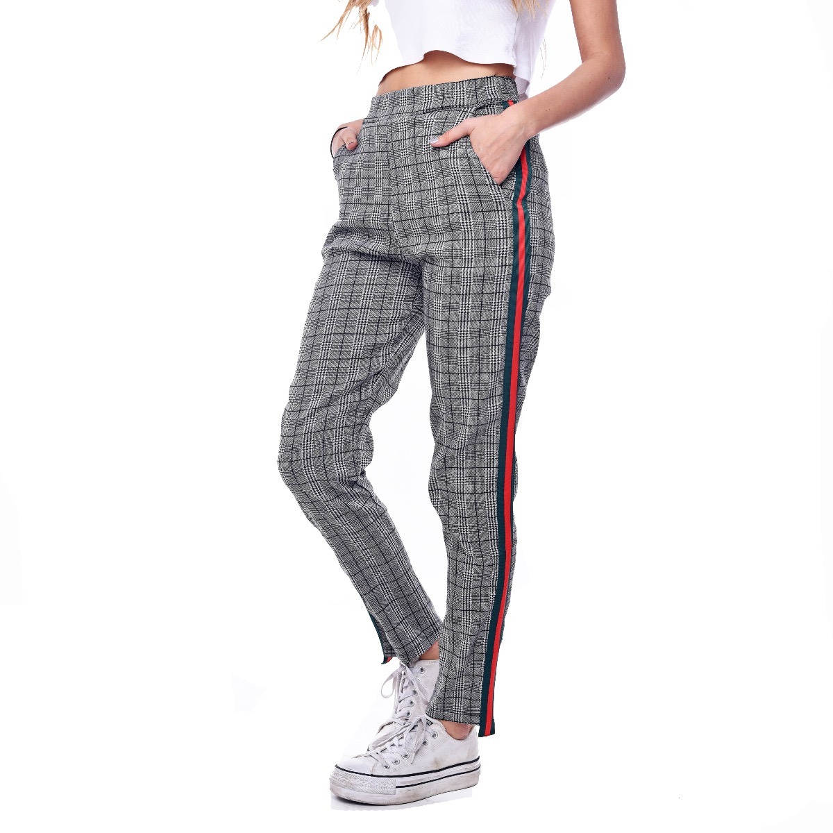 pantalón con rayas