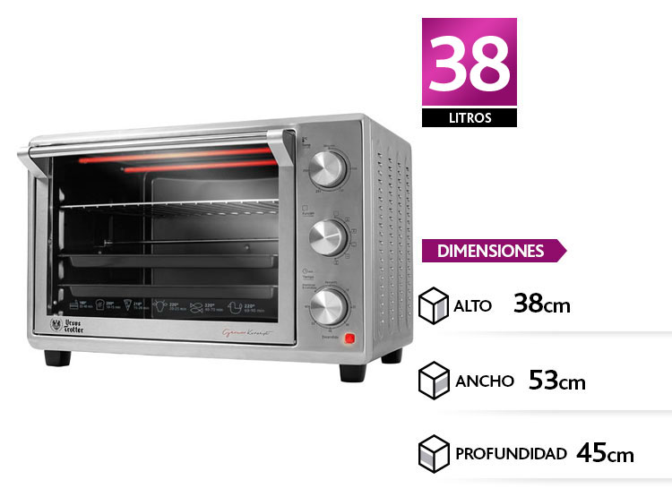 URSUS TROTTER Horno Electrico 38 lts BACKOFEN38 - Comparalo.cl