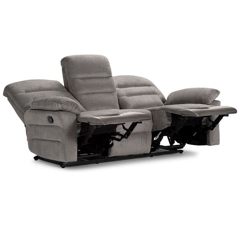 Rosen Sofá Reclinable Evan 3 Cuerpos Tela Azul Rosen Sofá Reclinable Evan 3 Cuerpos Tela Azul