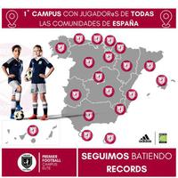 Jóvenes de toda España participarán en nuestro Campus de Fútbol de Verano