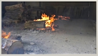 Secado tradicional, con fuego