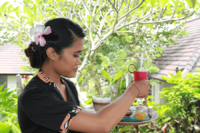 Putu - waitress - A good beginning bodes well