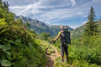 den 7: výhled na masiv Mont Blanc