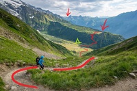 den 8: výhled z Col de Tricot na nadcházející dny