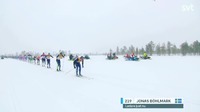 Bild: från SVT när Jonas leder Vasaloppet 2019
