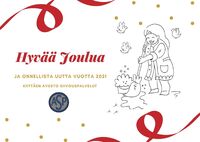 Joulukortti Avesto Siivouspalvelut Oy