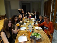 Une soirée au gite avec nos jeunes joueurs