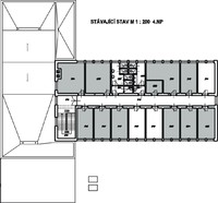 4NP šedá prostory k pronájmu cca 180m2