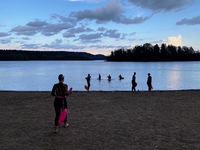 Järveen vasta ens kesänä. Nyt alkaa hallikausi.