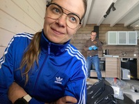 Oma mökki Virroilla.
