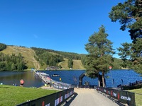 Tahkolahti, siellä uidaan huomenna.