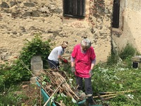 Revitalizace hřbitova, červen 2017