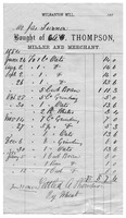 Mill bill dated 31st Jan 1885 - note change to bill heading