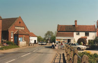 Methodist Chapel, World's End and pond shop, summer 1992