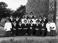 Choir 1953 - Rev St John Heard and Arthur Bussey in middle row