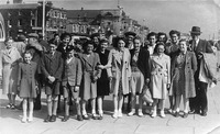 Choir outing to the seaside, 1948 - Arthur Bussey, Organist & Choirmaster back row, far right.