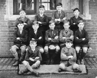 Boys of Mulbarton School, 1932 (front left, Claude Frost, aged 11)