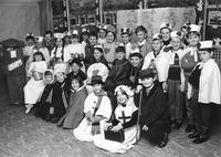 Christmas Concert in the old school, 1968-9 – cast of ‘The Queen of Hearts’, mainly Anne Barclay’s class