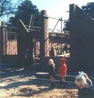 Mulbarton First School being built - opened 1970