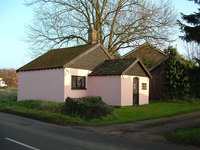 Now smartened up and used for storage, this building is thought to have once been the Mulbarton school.
