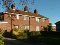 Pair of houses in Long Lane built by Henstead RDC in 1931