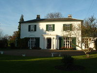 The Lodge from the South, with Boardman's portico