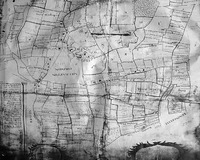 1724 Estate Map - turned so top of map is North