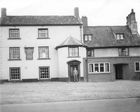 William Swift, Landlord, in the doorway after the new extension had been opened just before WW2