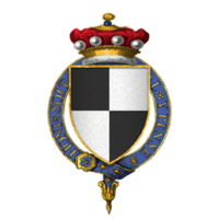 Coat of Arms of Sir Thomas Hoo, KG, 1st Baron Hoo & Hastings, Lord of the Manor of Mulbarton.