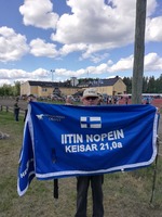 Markku Pisto esittelee sponsoroimansa lähdön voittoloimea 2019