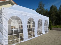 Pop up 3x6m, musta tai valkoinen. Näitä mahdollista myös yhdistää suuremmiksi kokonaisuuksiksi. 57,00€/kpl/vrk