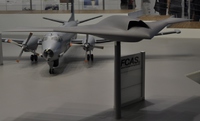 Maketa európskeho projektu Future Combat Air System