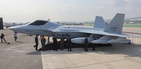 Maketa budúceho stíhacieho lietadla KF-X