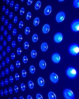 Modrý LED panel