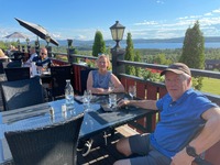 Utsikt från Dalecarlias restaurang