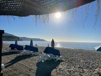 Playa Burriana tidig morgon